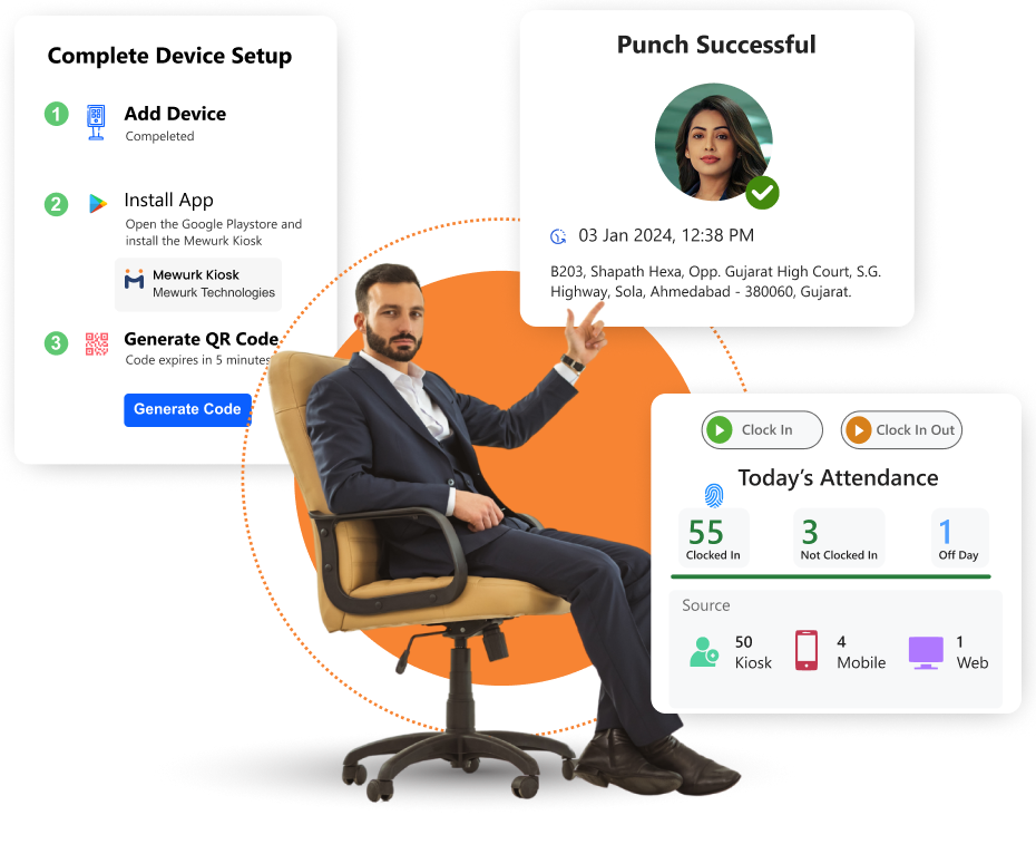Mewurk's biometric workforce platform
