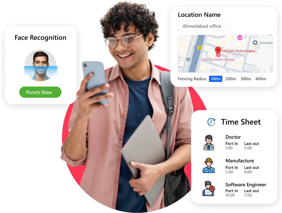 Attendance Marking System with Face Recognition, and Mobile App